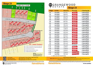 Grangewood Estate | Stage 23 - March 2022