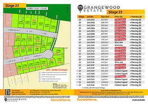 Grangewood Estate | Stage 23 - September 2021