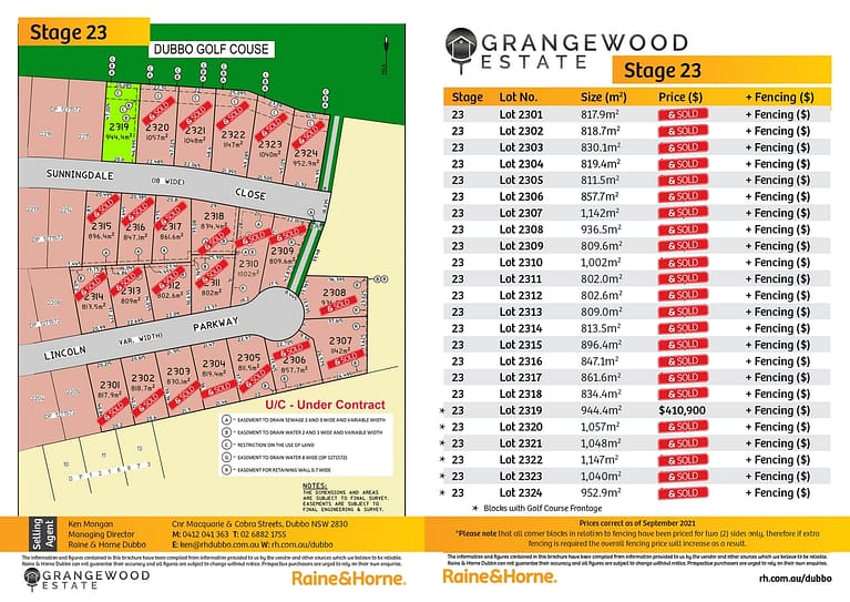 Grangewood Estate | Stage 23 - June 2022